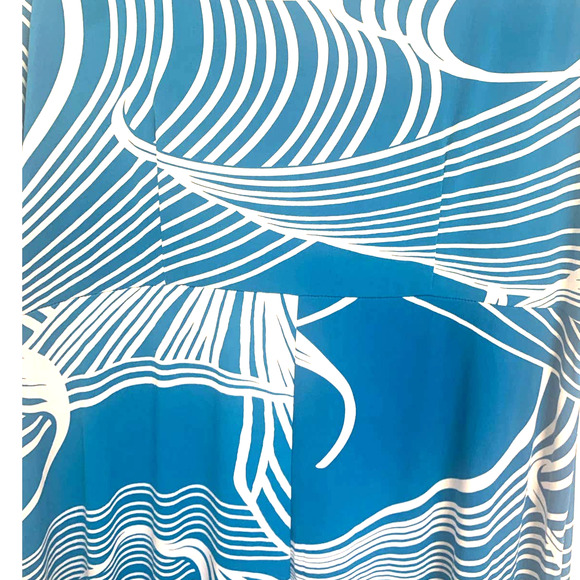 Antthony Design Originals Sz 2X Womens Faux Wrap Maxi Stretch Short Sleeve Dress - Picture 8 of 9